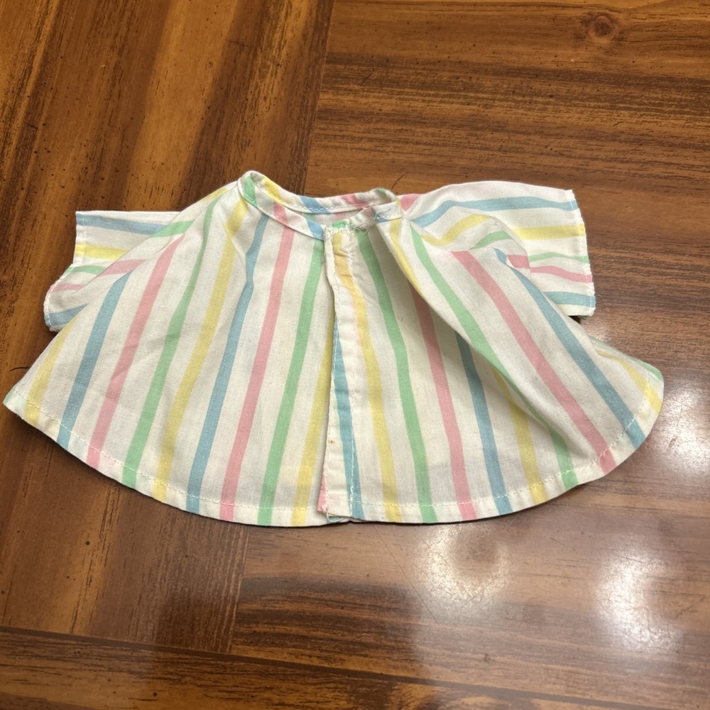 Vintage Mattel Magic Nursery Jacket For Dress pastel stripes 1989 good condition